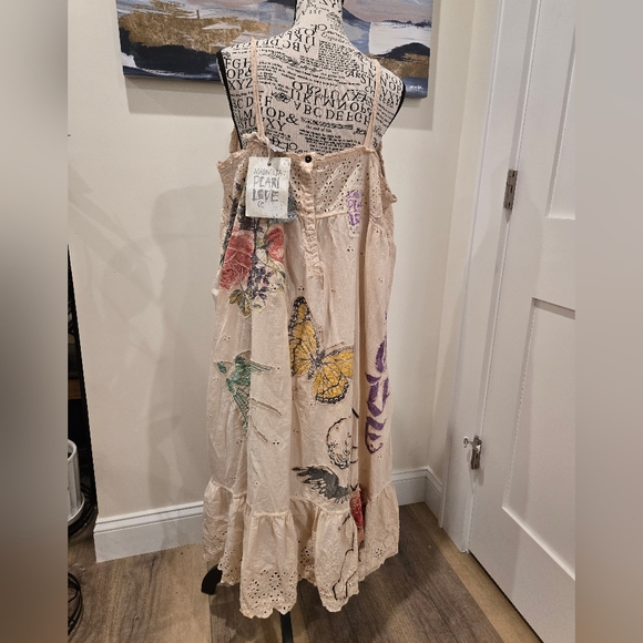 RARE Magnolia Pearl Eyelet Avril Tank Dress 1218 - Picture 2 of 13